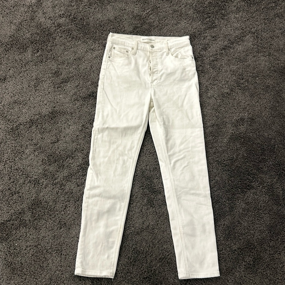 Denim Forum white skinny’s